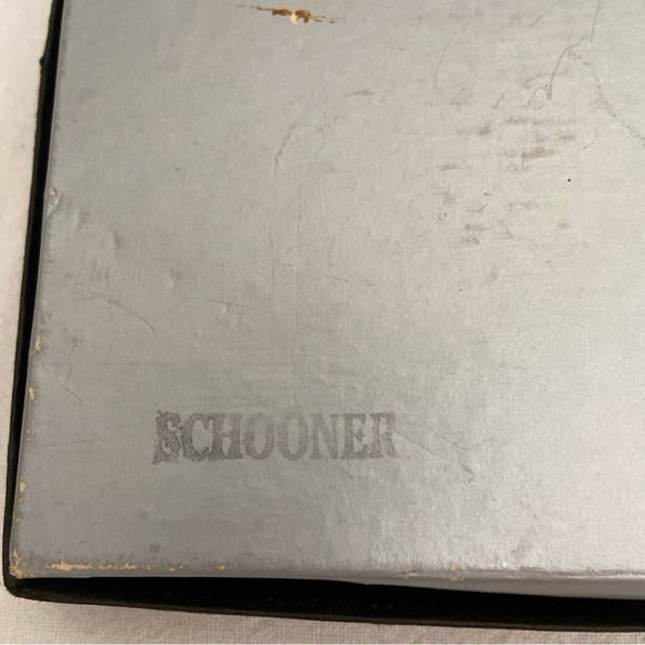 Vtg Rezler & Howell Fine Hand Cut Crystal Coasters Set of 4 Schooner Nautical - Picture 8 of 8